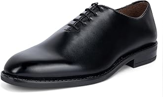 LOUIS STITCH Formal Shoes for Men | Handmade Lace-Up Derby Formal Shoes | Dual Tone Patina Finish | Breathable Lining | Office, Party LSSXWC