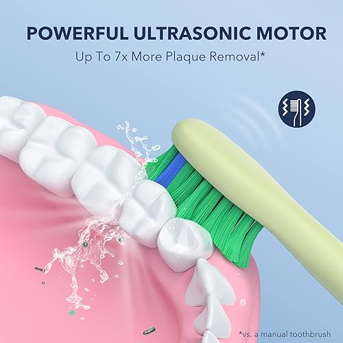 Miniatura 3 de Cabezales de repuesto para cepillo de dientes para Arisson A3 paquete de 4 piezas de repuesto Dupont compatibles con cepillo eléctrico Arisson