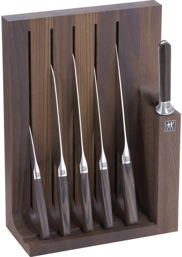 Zwilling J.A. Henckels 7 pieces Knife Block Set Twin 1731 Wood/Steel