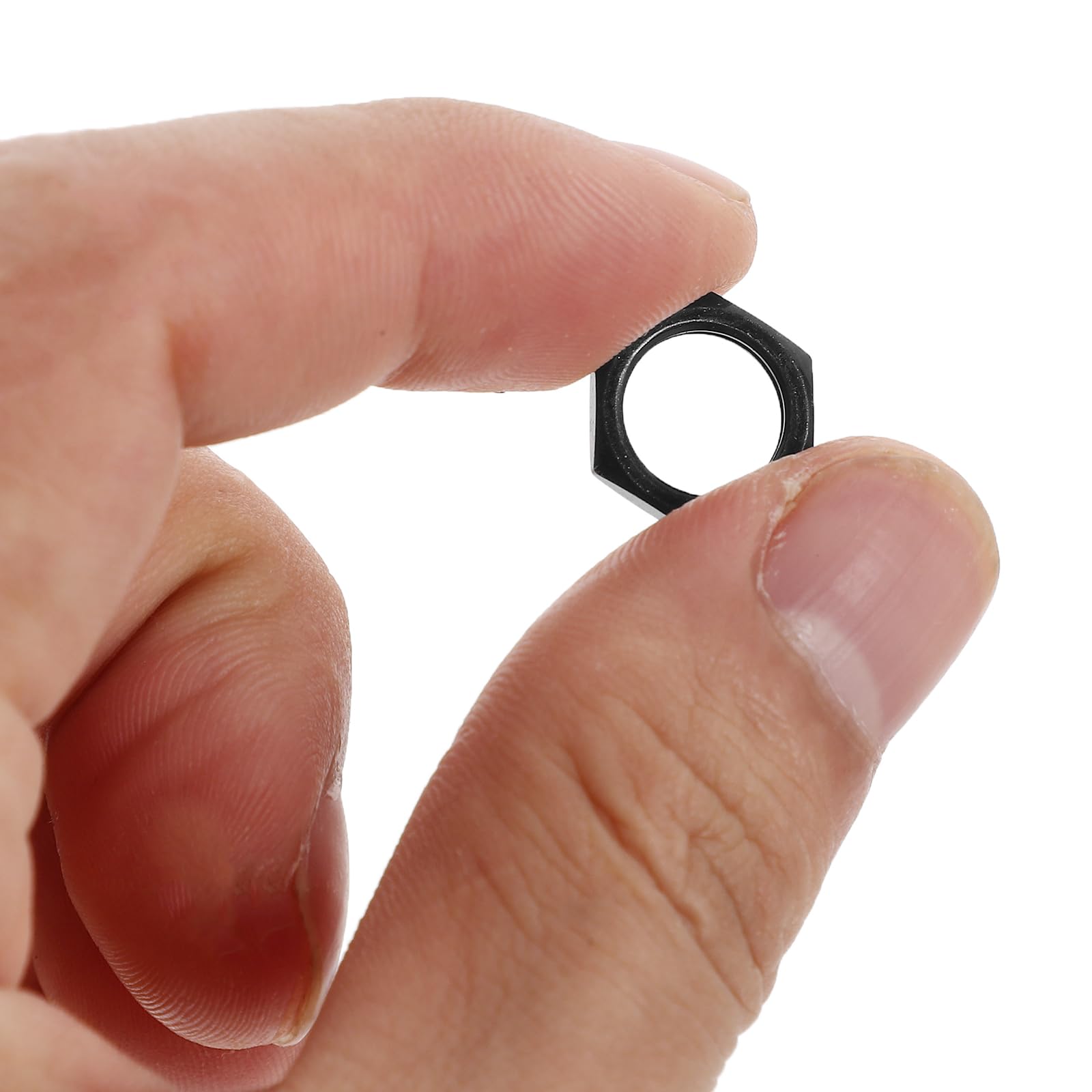 Abaodam 12 Sets guitar pots nuts Component jack socket nut electric box potentiometer sitting bass washing machine guitar washers washer Metal car alloy electric guitar Guitar