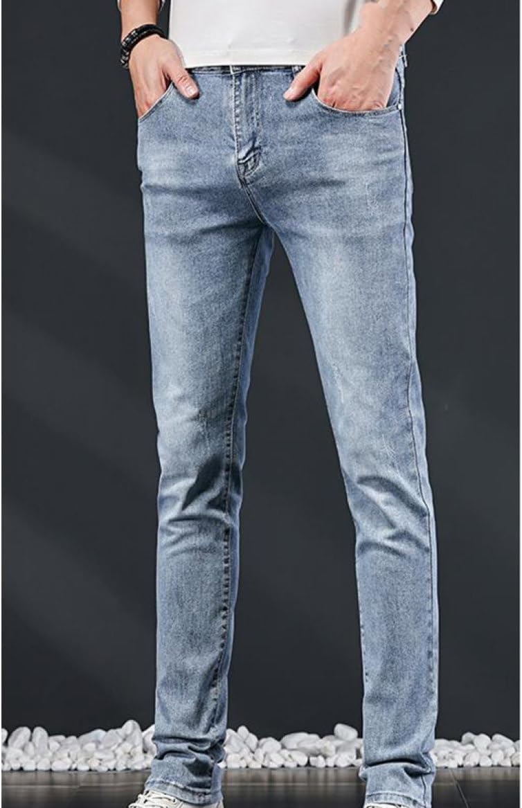 [lsjdln] スキニーパンツ メンズ デニム ストレッチ スリムフィット デニムパンツ テーパードパンツ ジーンズ スキニー パ