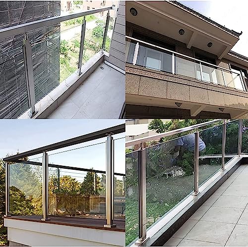 Kit d'installation de balustrade de balcon en acier inoxydable durable - 3