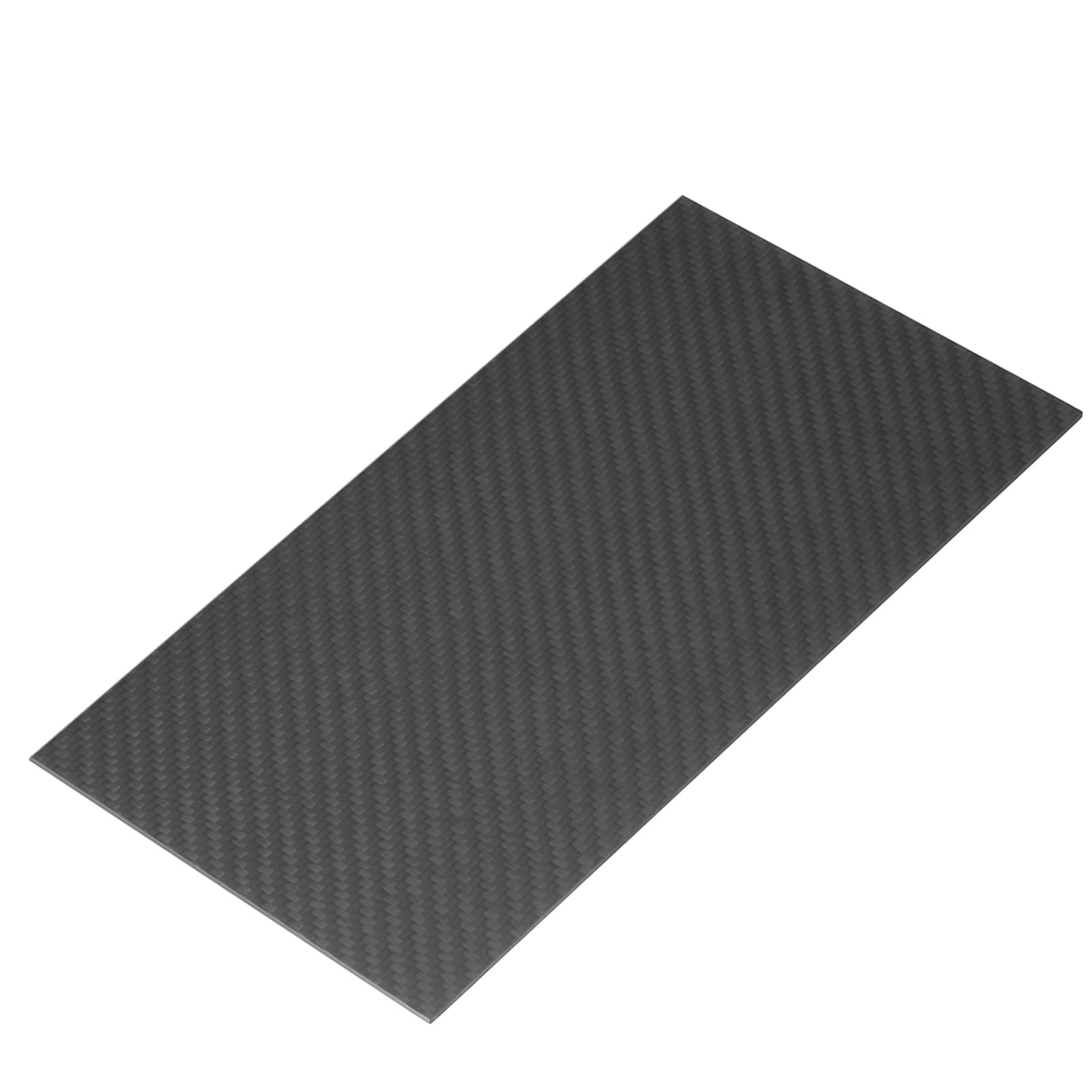 QUARKZMAN Lastra In fibre Carbonio 3K, Pannelli In fibre Carbonio 100 x 250 x 2.5mm Lastra In fibre Carbonio Tessitura A Spina Pesce Opaca Flessibile Per Aeromodelli RC, Ricambi Auto