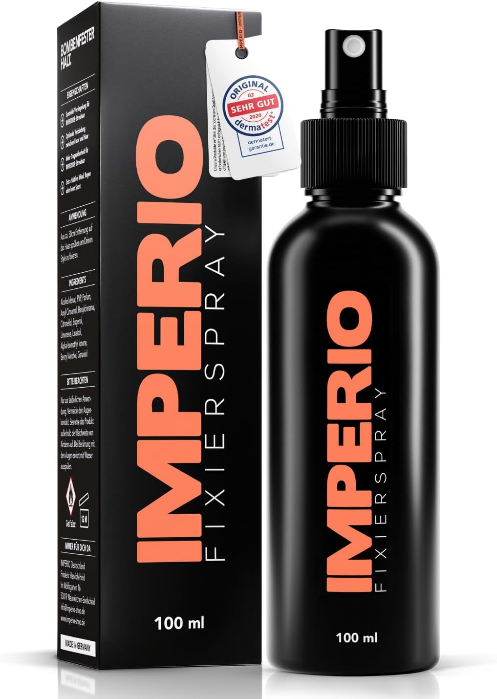 Fixeerspray voor strooihaar en strooihaar, speciale haarspray voor de perfecte fixatie van haarvezels (100 ml (1 stuk) Fixeerspray voor strooihaar en strooihaar, speciale haarspray voor de perfecte fixatie van haarvezels (100 ml (1 stuk)