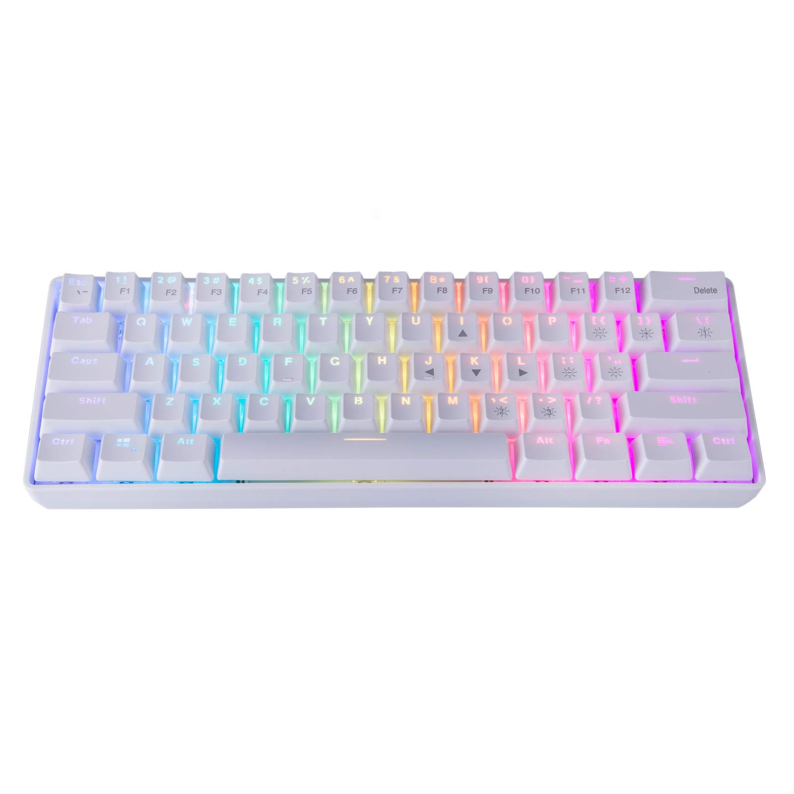 DGG YK600 RGB 60 Compact Mechanical Keyboard,Wired and Wireless Dual