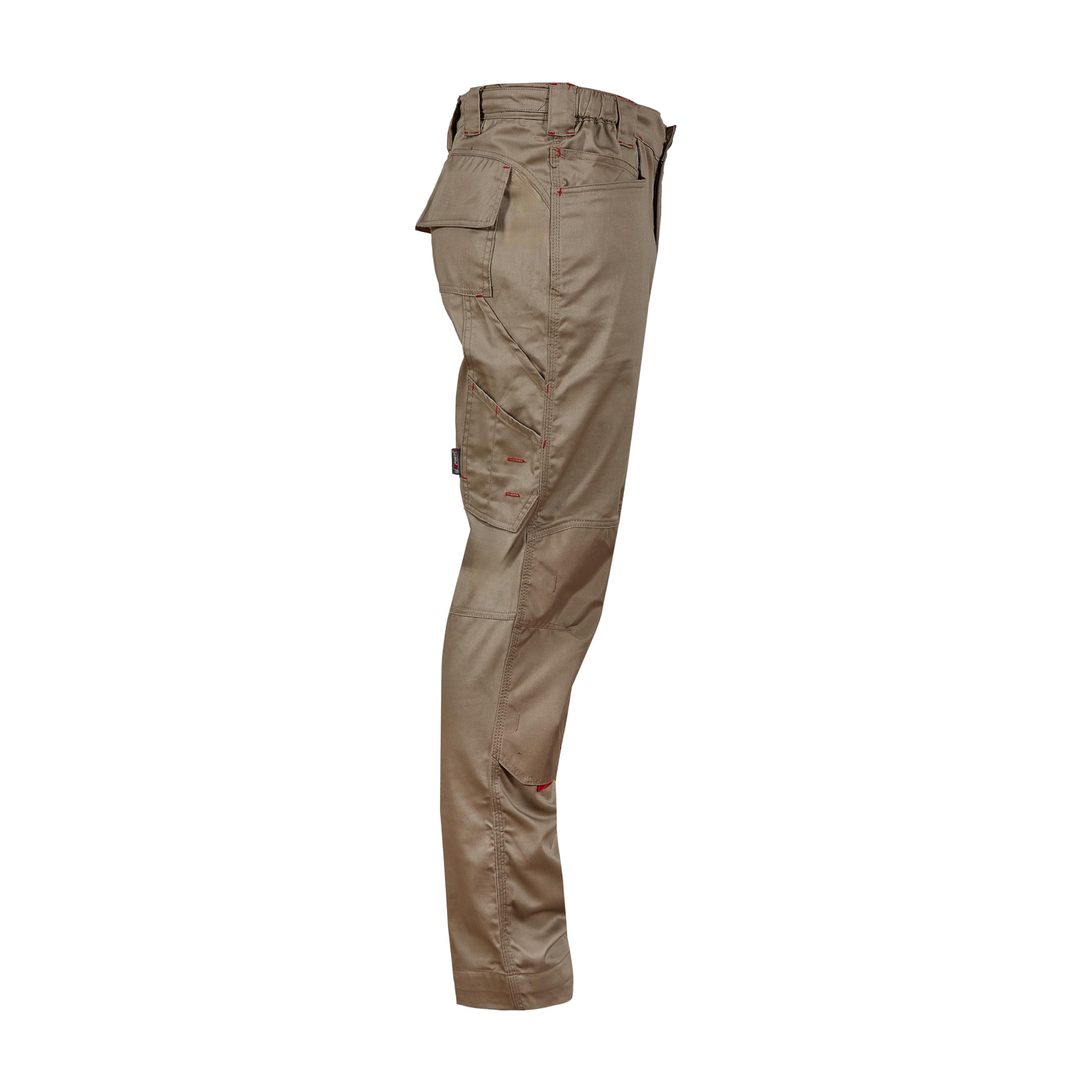 U-Power NIMBLE, Arbeitshose für Herren, Cargohose mit elastischem Bund, mit Kniepolstertaschen, mehreren Taschen, bequemem Stoff, strapazierfähiger, strapazierfähiger Oberbekleidung - DESERT SAND 48