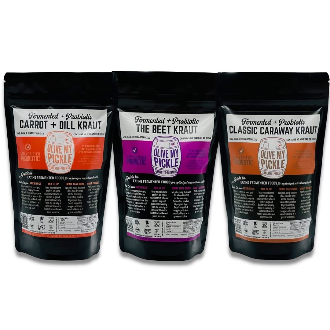 Real Fermented & Probiotic Sauerkraut for Gut Health