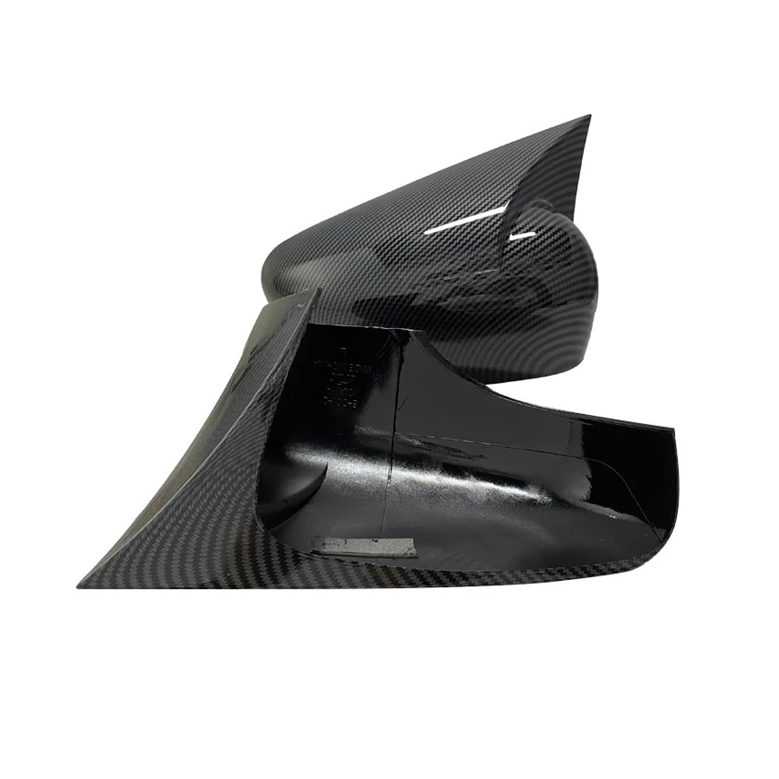 espejo retrovisor Para Renault Para Clio 4 Para MK4 Zoe Para Captur 2012-2019 Par de cubiertas espejo retrovisor lateral Cubierta(Glossy Black)