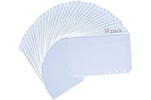 35 Pack A6 Binder Zipper Folders - A must-have for your organization needs