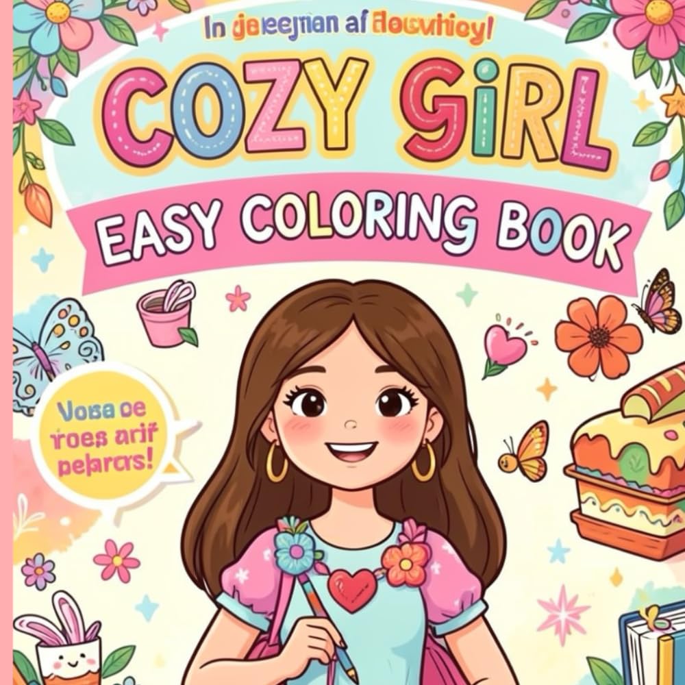 Cozy & Easy Valentine’s Day Coloring Book for Teens & Adults: Bold and Easy Valentines Day Coloring Book Large-Print Designs for Kids and Teens for ... Pages, Self-Care, and Fun Holiday Activity