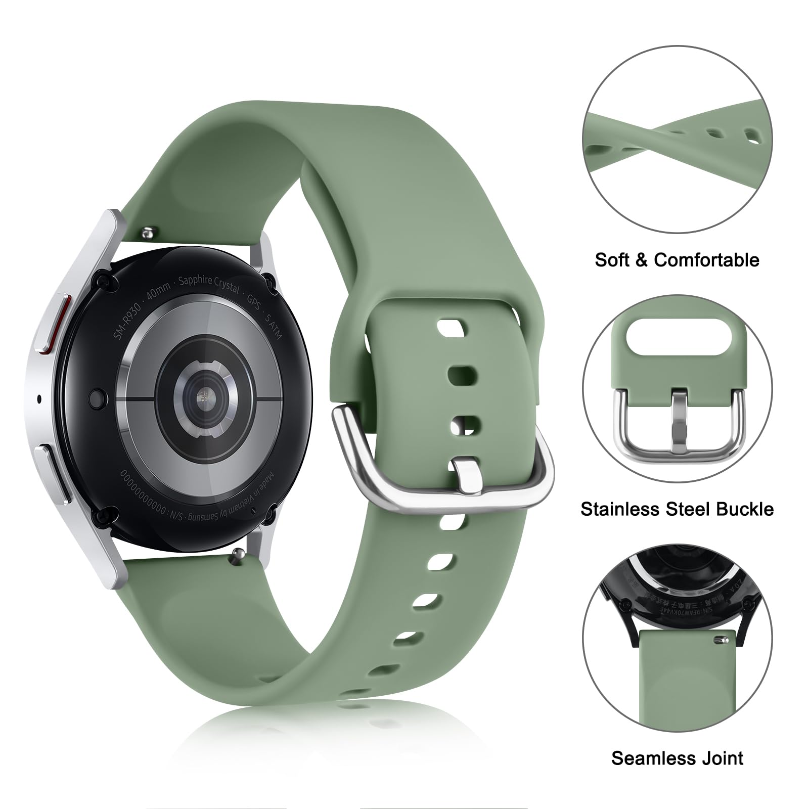 Soft Strap for Garmin Forerunner 55/245/645 Music Watch Band - Image 4