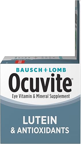 Miniatura 5 de Bausch + Lomb Ocuvite - Suplemento vitamínico y mineral para ojos, contiene zinc, vitaminas A, C, E y luteína, 60 tabletas, (paquete de 2)