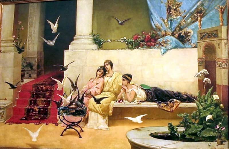 Toile murale La Chanson des Filles Esclaves Kotarbinsky pour sublimer le salon