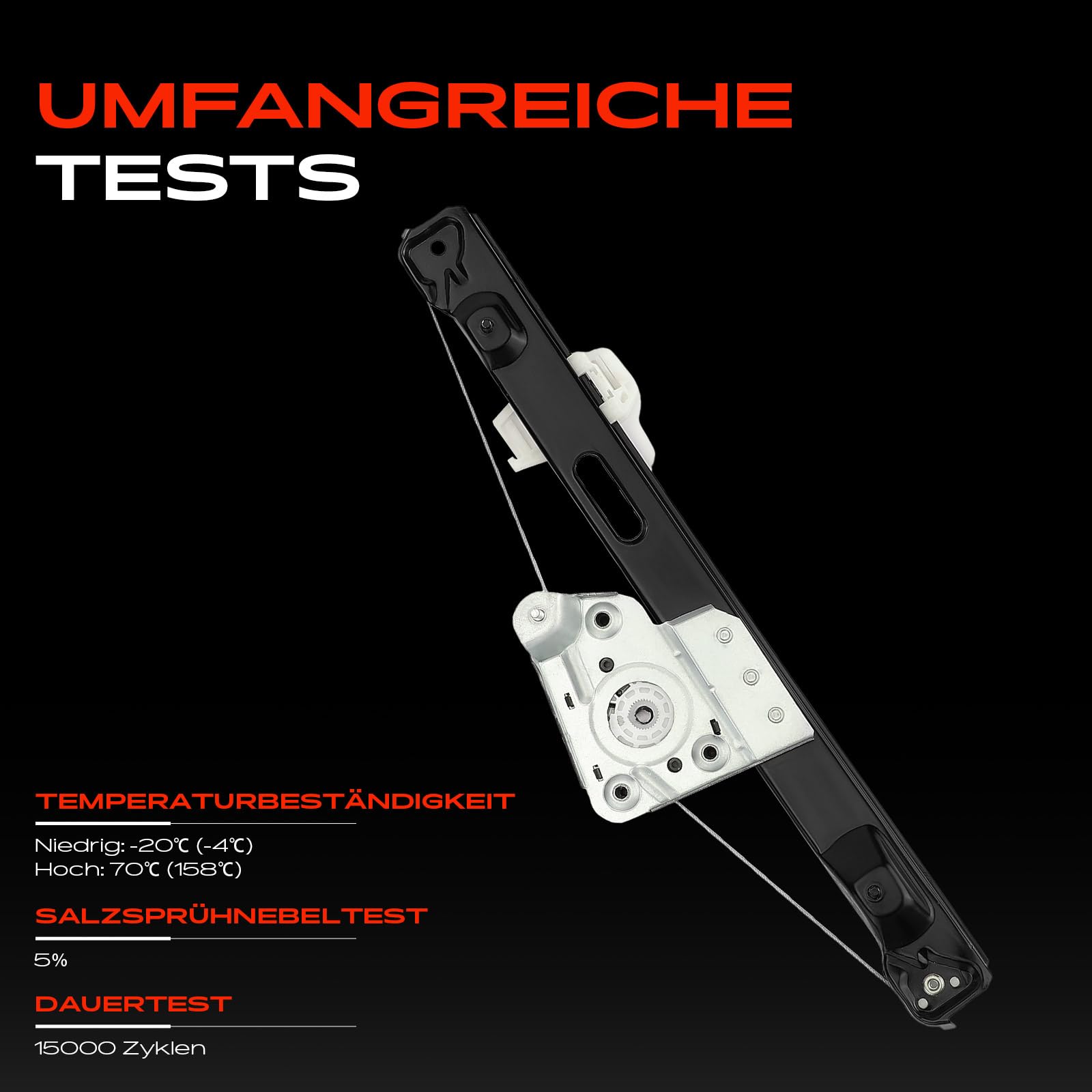 Frankberg Fensterheber Hinten Rechts Kompatibel mit 3er E90 E91 316 318 320 325 330 335 Limousine Kombi 2004-2012 51357140590