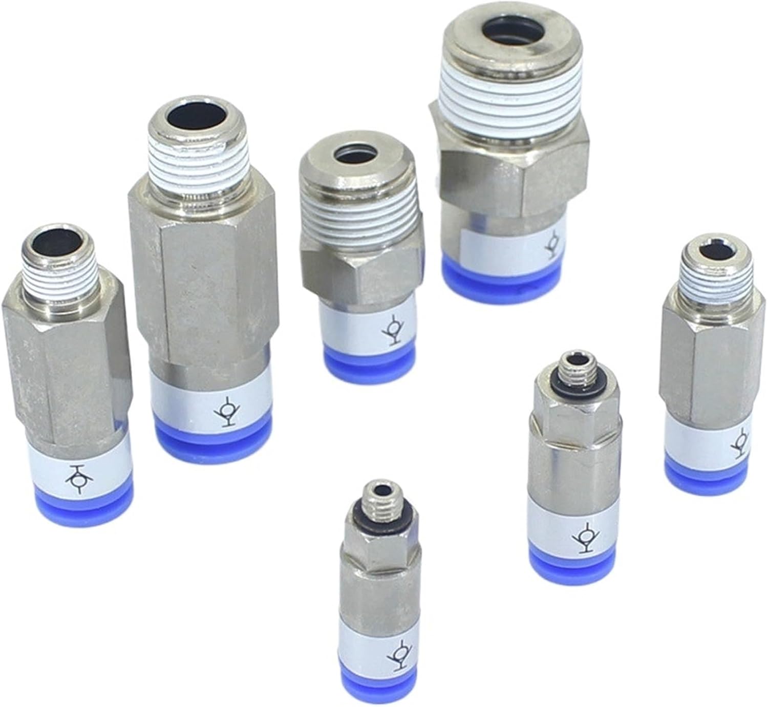 1PCS self-seal fitting KCH04-M5 KCH06-M5 KCH06-01S KCH06-02S KCH08-01S KCH08-02S KCH08-03S Pneumatic fitting(KCH 06-M5)