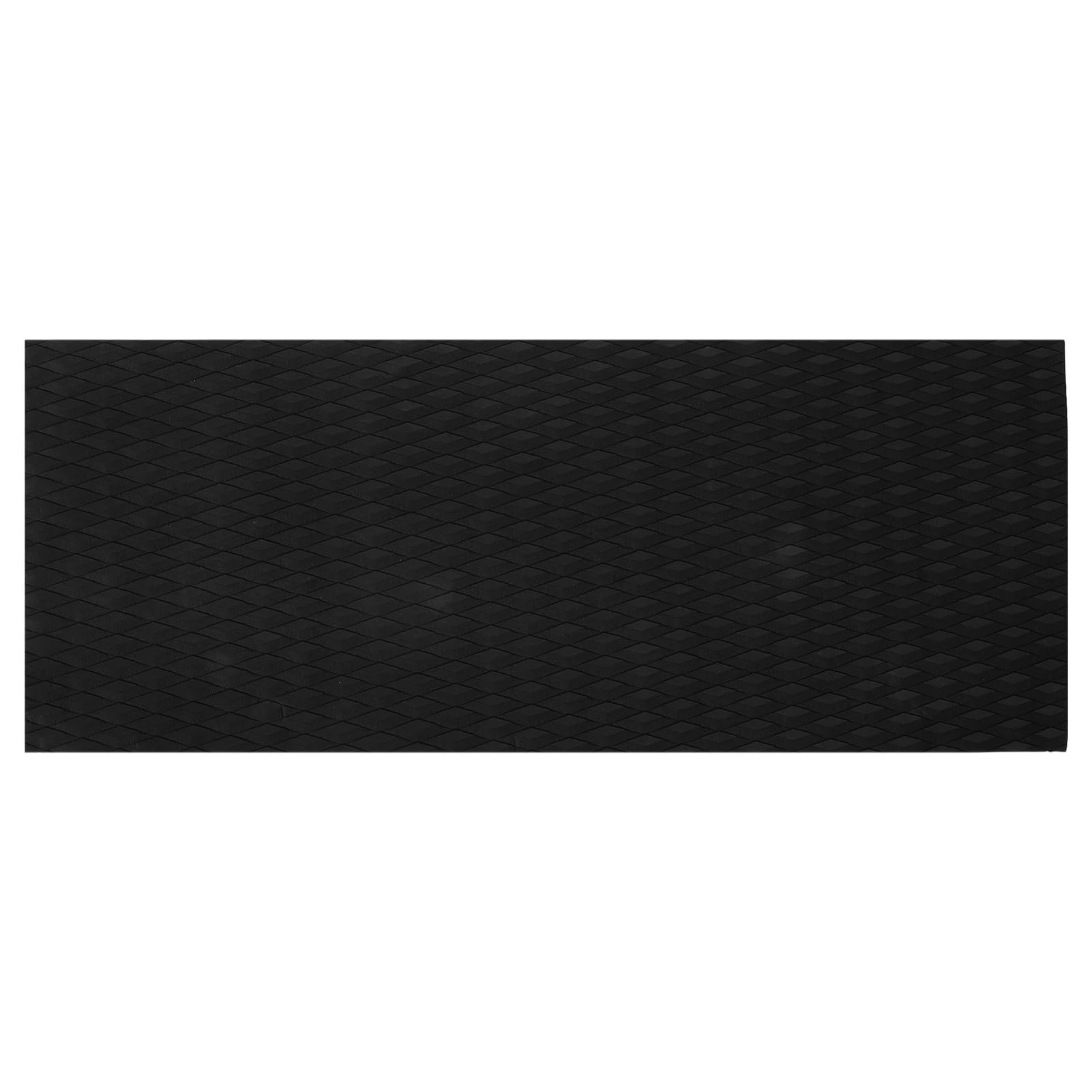 Totority Skimboard Tail Pad Anti-Slip Adhesive Surfboard Traction Pads Easy Install Black 90x35cm