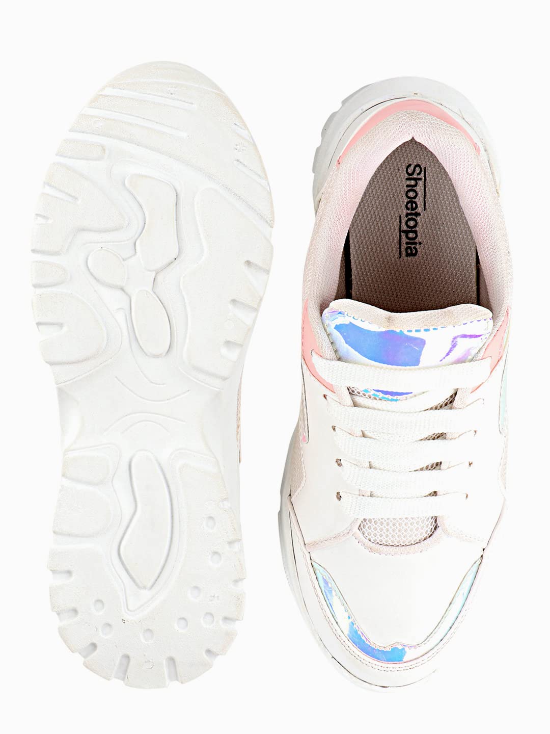 Shoetopia Scarpe sportive da passeggio per donne e ragazze