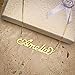 18k Gold Plate Personalized Name Necklace - Custom Made Any Name