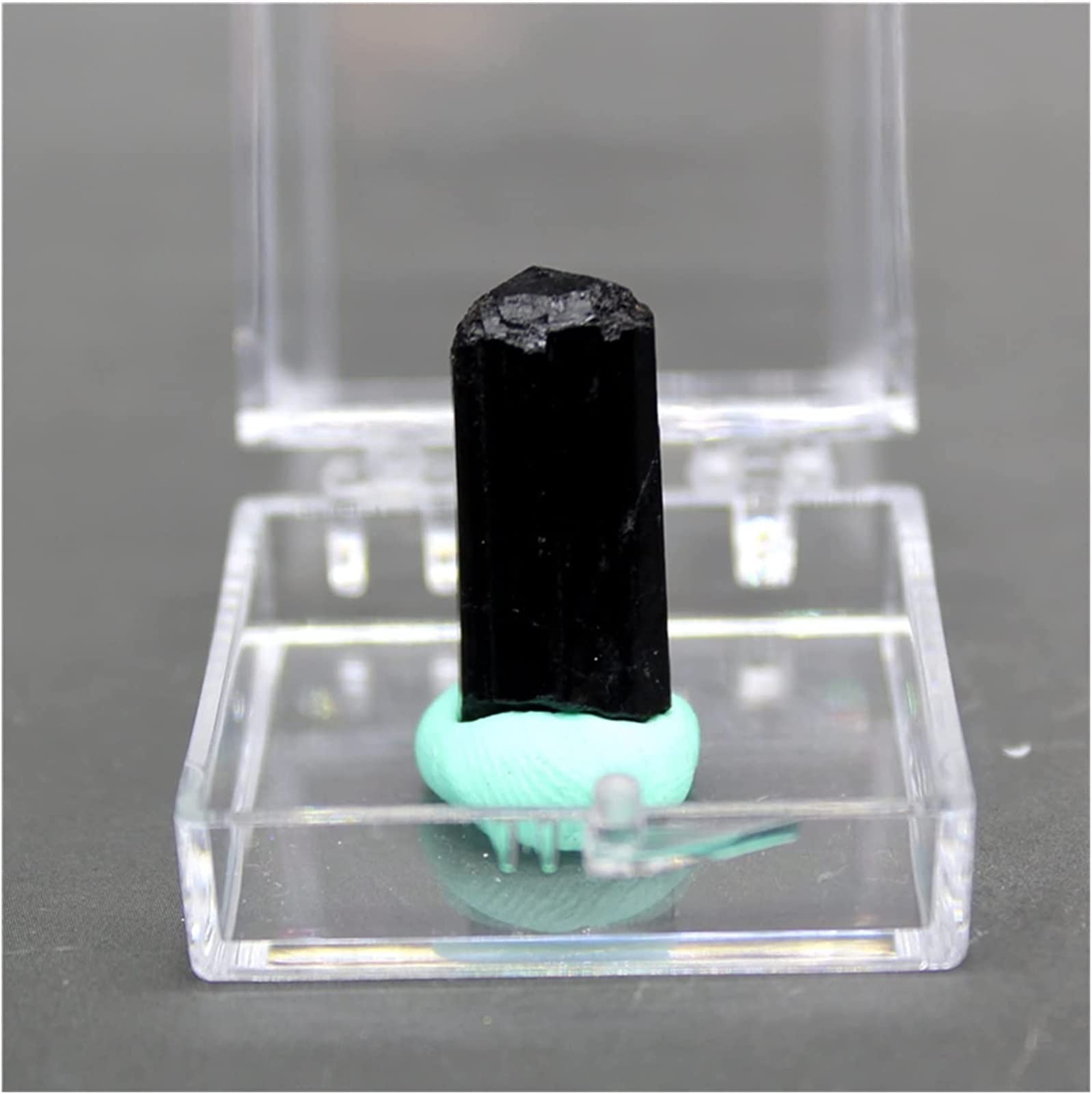 Tourmaline noire de qualité supérieure en écrin de quartz, minéral naturel de collection