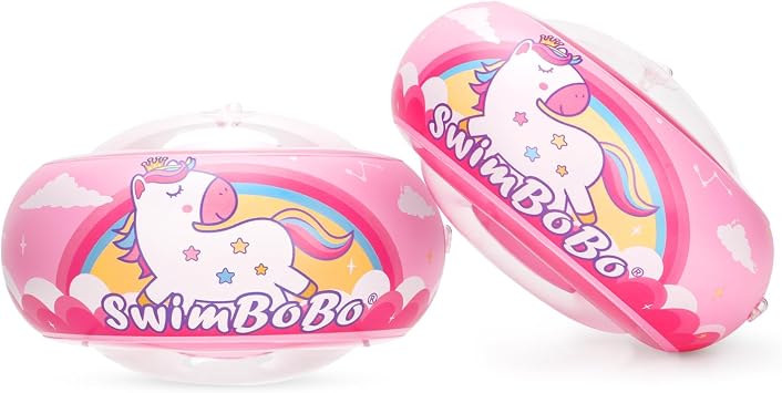 Soft Swimmies Toddler Floaties, Learn-to-Swim Inflatable Pool Floats & Arm Floaties, Swimming Pool Accessories for Kids