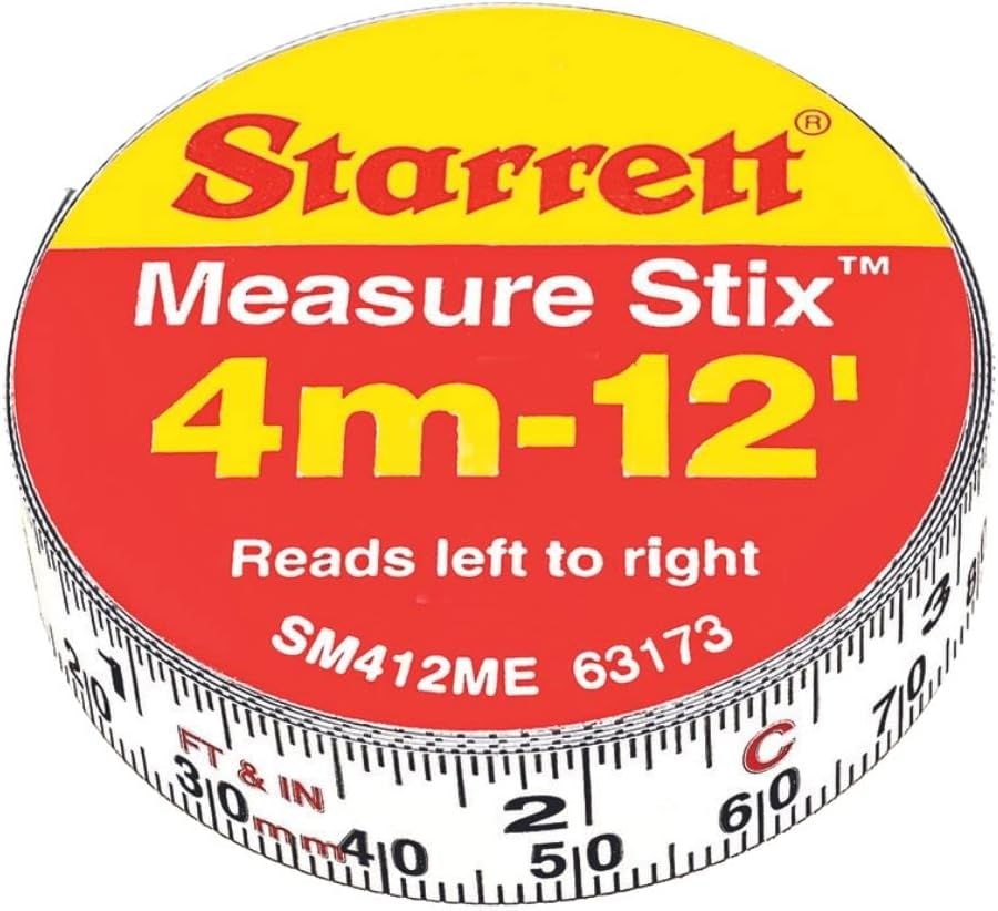 SM412ME 1/2" x 12' Measure Stix