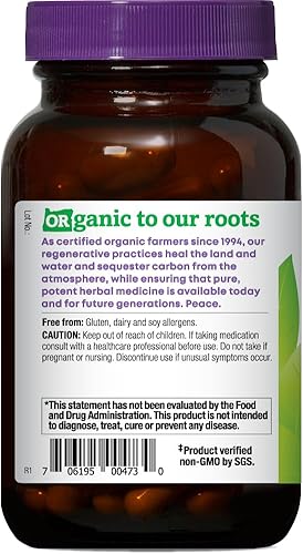 Miniatura 3 de Oregon's Wild Harvest Cápsulas orgánicas de raíz de remolacha  90 cápsulas veganas  Polvo de raíz de remolacha orgánico certificado USDA  Sin OMG,