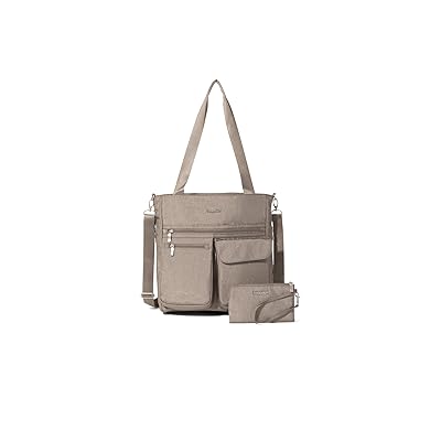 Baggallini Modern Everywhere Tote Tote Handbags Sterling Shimmer, Nylon
