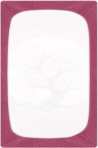 Miniatura 3 de Fitted Crib Sheets Tree Cherry Blossoms Baby Crib Sheets for Boy & Girl Toddler Mattress Sheets 21216011