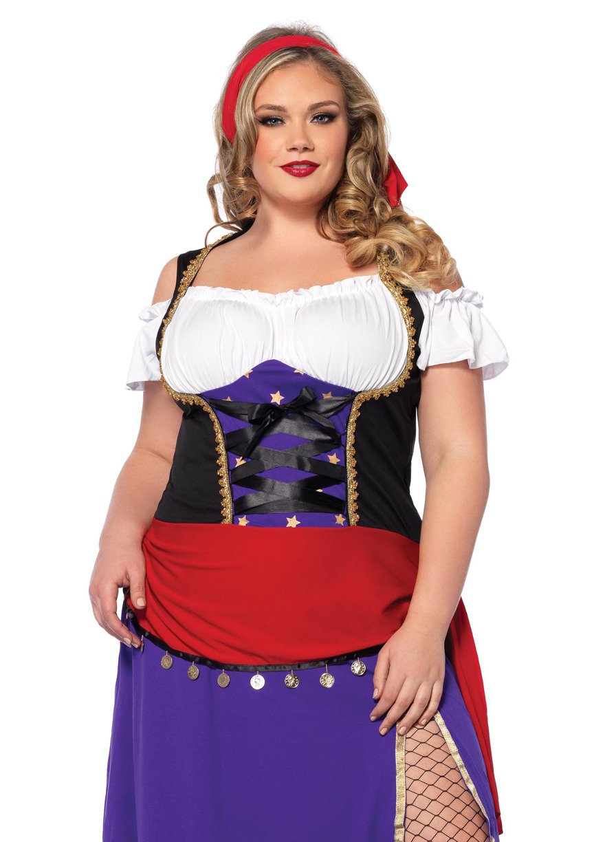 Leg Avenue Disfraz de gitana viajera para mujer