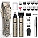 Hatteker Tagliacapelli professionale Tagliacapelli Trimmer Barba Trimmer Kit di taglio dei capelli Impermeabile Barbiere Clipper Cordless Naso Trimmer Dettaglio Trimmer immagine