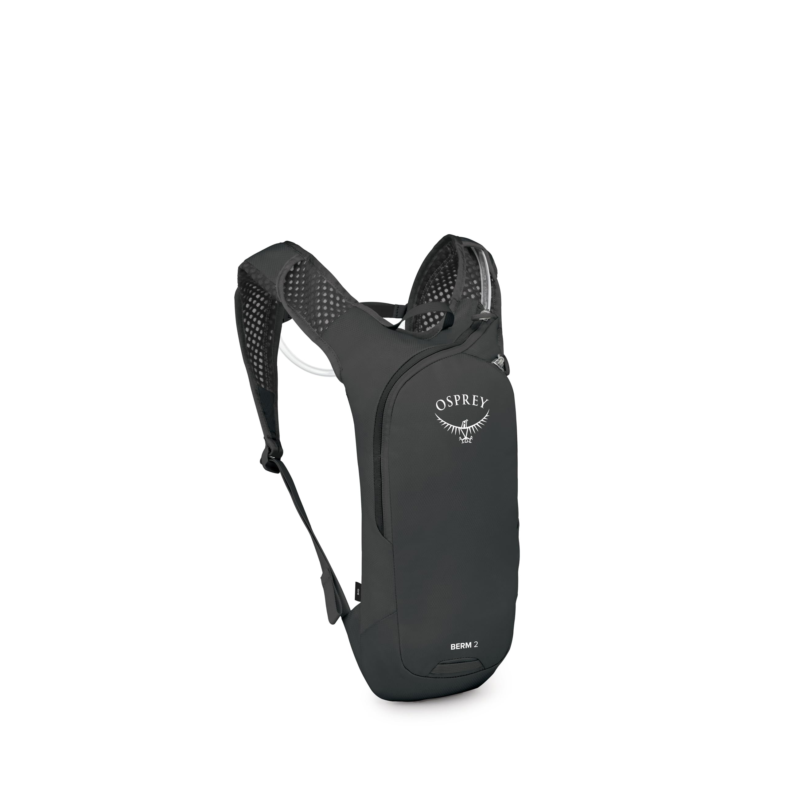 Osprey Berm 2L Biking Backpack with Hydraulics Reservoir - Lightweight Hydration Backpack for Men and Women, Raven Black