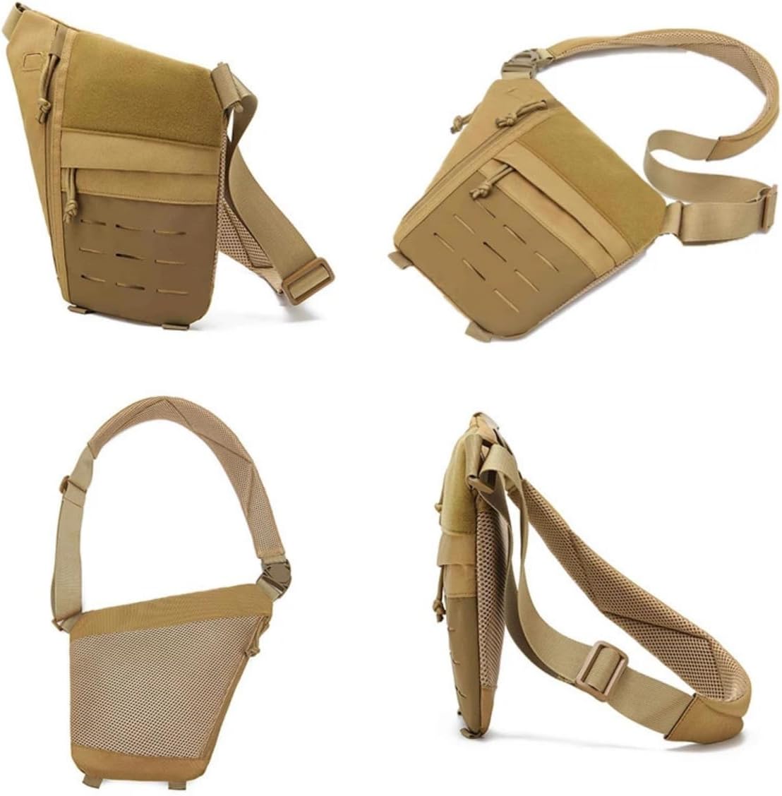 Tactical Shoulder Chest Bag Personal Pocket Pack for Men Crossbody Sling Daypack Anti-Thief Conceal Carry gun Bag - Image 3