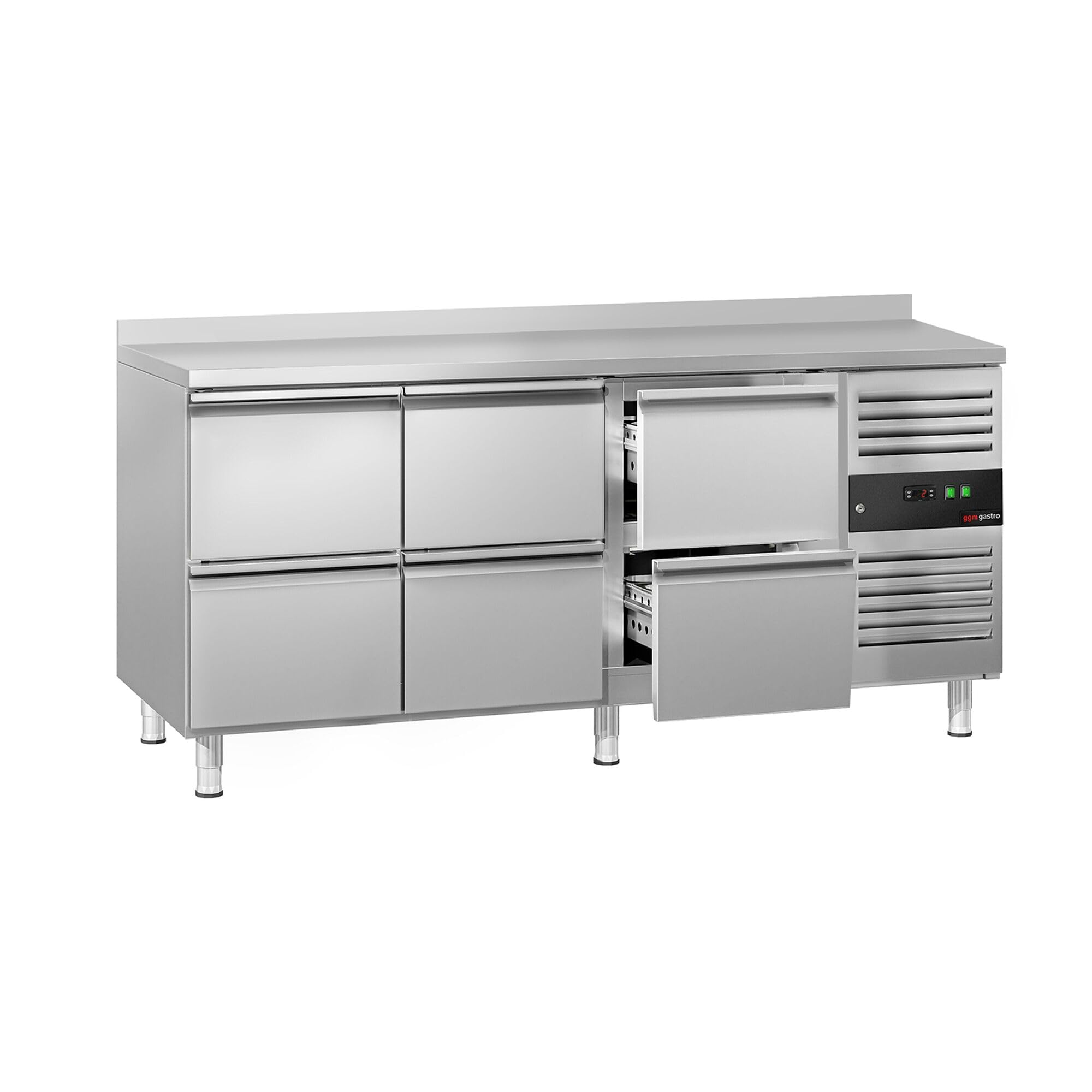 GGM Gastro Kühltisch ECO 1795x700mm mit 6 Schubladen und Aufkantung