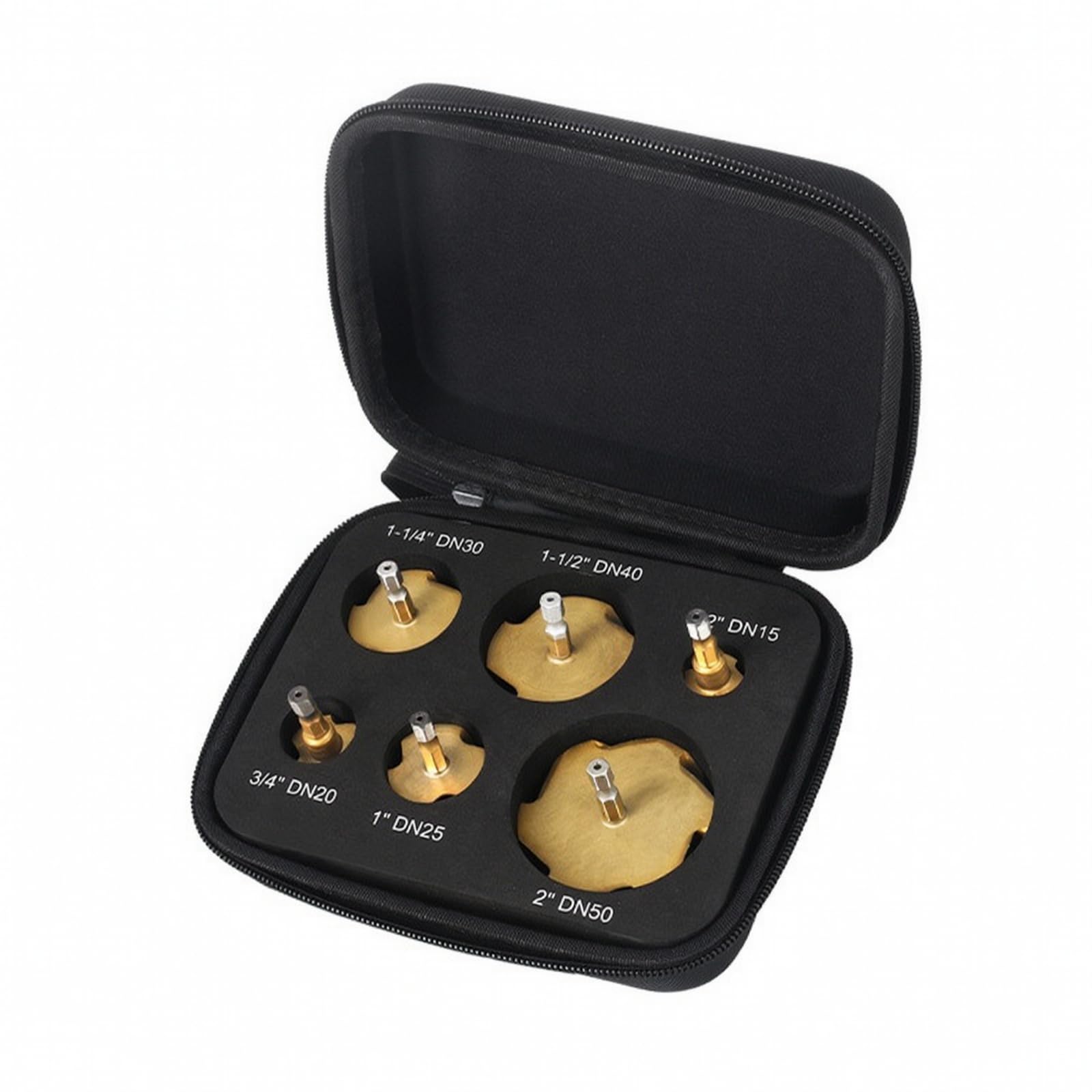 6 Piezas Brocas Broca Escalonada | Precisas, Juego Brocas Escalonadas con Estuche, para Fontanería