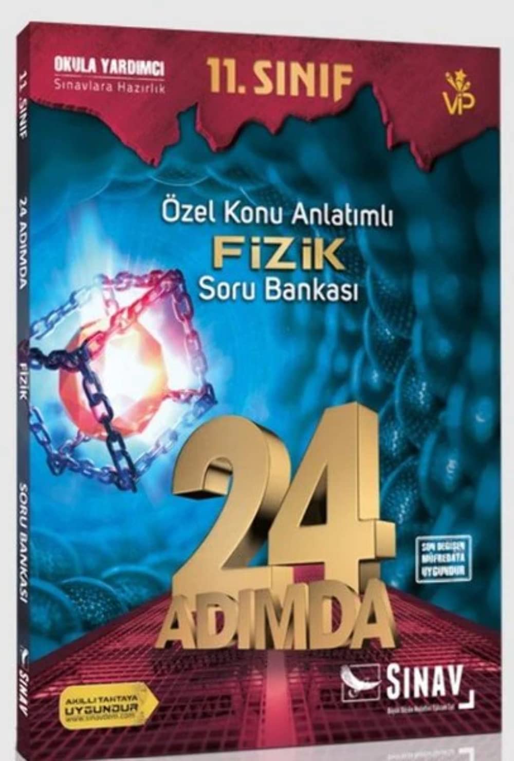 Sınav 11.Sınıf 24 Adımda Özel Konu Anlatımlı Fizik Soru Bankası (Yeni) (Kapak Değişebilir)