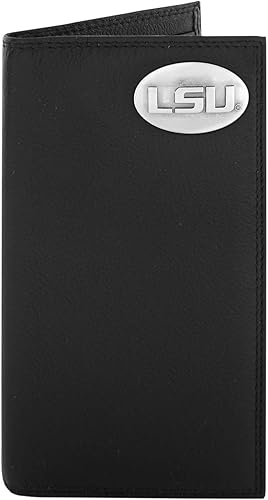 ZEP-PRO NCAA LSU Tigers Pebble Grain - Cartera de piel tipo concho