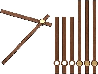 PATIKIL Replacement Clock Hands Kit, 4 Set Wooden Mechanism Movement Hands Parts Replacement for 10 Inch Wall Clock Repair DIY Home Art Decor, E1