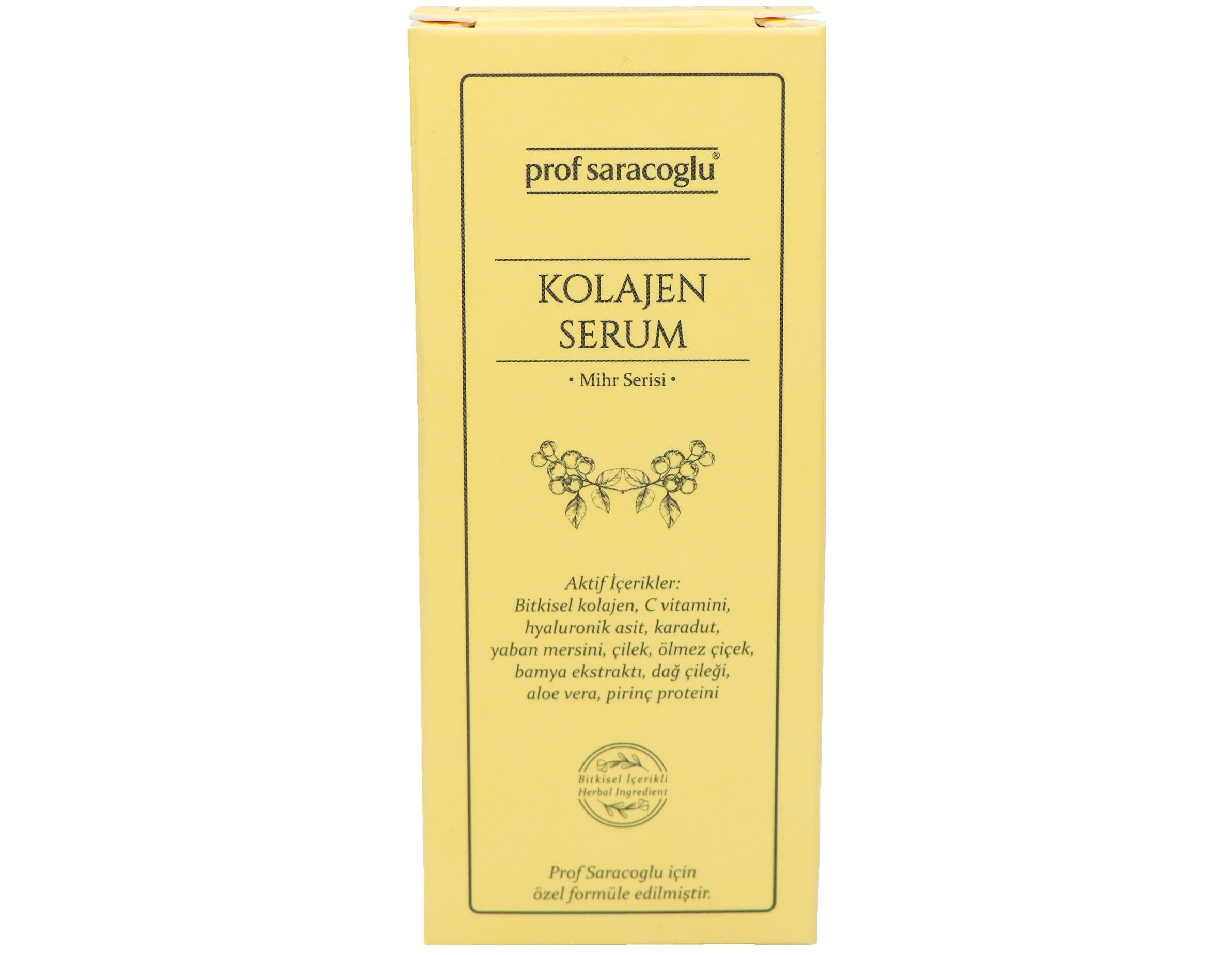 Prof Saracoglu Kolajen Serum Bitkisel İçerikli 30 ml