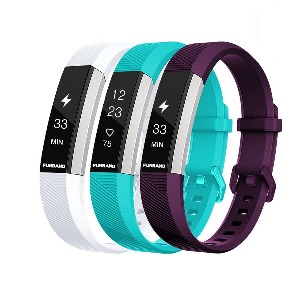 FunBand Correa para Fitbit Alta HR y Fitbit Alta, Edición Especial Soft Silicona Deportes Recambio de Pulseras Ajustable Reemplazo Accesorios para Reloj Fitbit Alta HR y Fitbit Alta