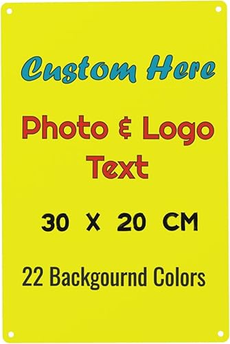 Miniatura 1 de Letrero de metal personalizado para exteriores e interiores, resistente a la intemperie, letrero de metal personalizado para oficina en casa,