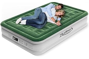Luxury Queen Size Blow Up Mattress With Powerful Built-In Pump