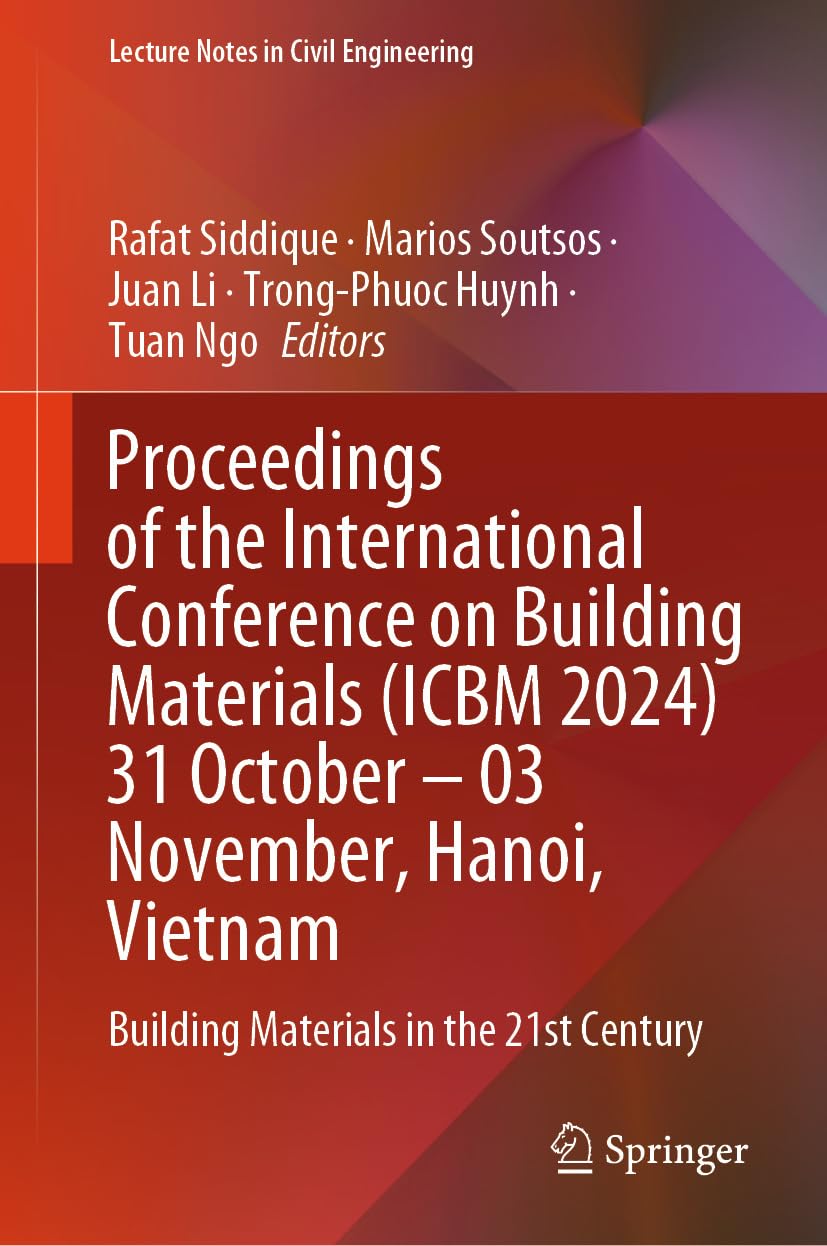 ICBM 2024 matériaux de construction livre ingénierie conférence Hanoi béton durable