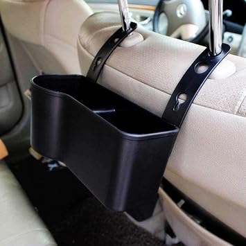 Oshotto (FT-07) Back Seat Cup Holder with Headrest Hooks Storage Box for Cell Phones Keys Cards Wallets Compatible with BMW Z4