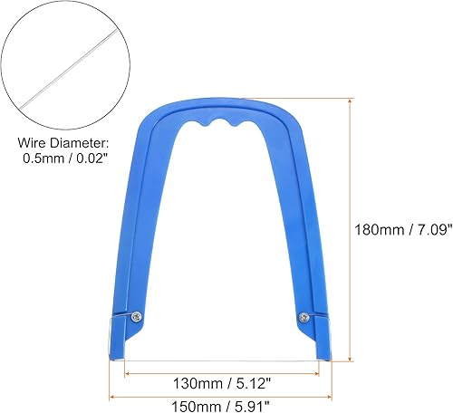 Miniatura 2 de HARFINGTON Alambre de corte de barro de arcilla, cortador de arcilla de alambre, herramientas de cerámica para artista, herramientas de escultura de