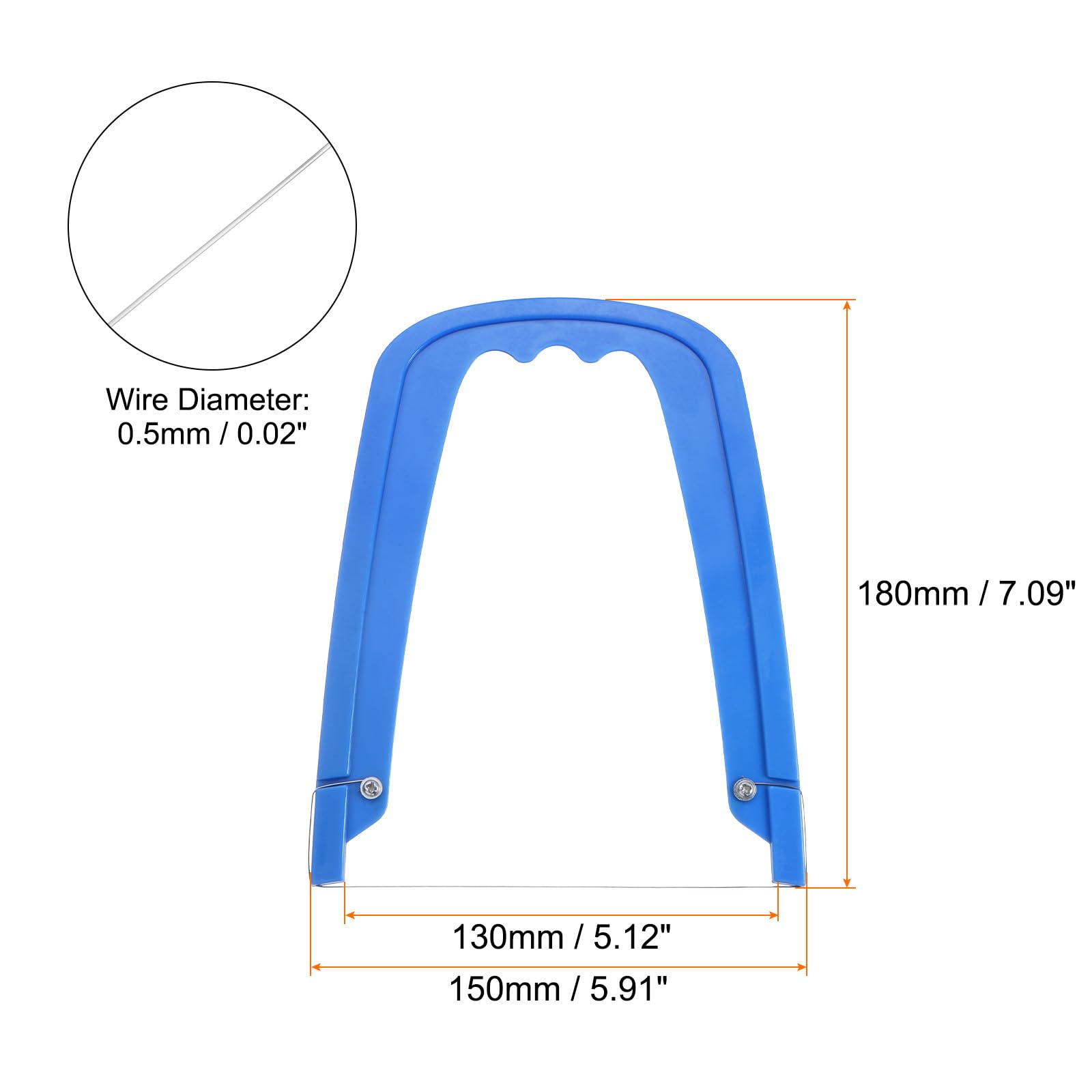 HARFINGTON Clay Cutting Wire Tool - Stainless Steel Pottery Cutter, 3.35 X 2.36 Inch, For Ceramics & Sculpting