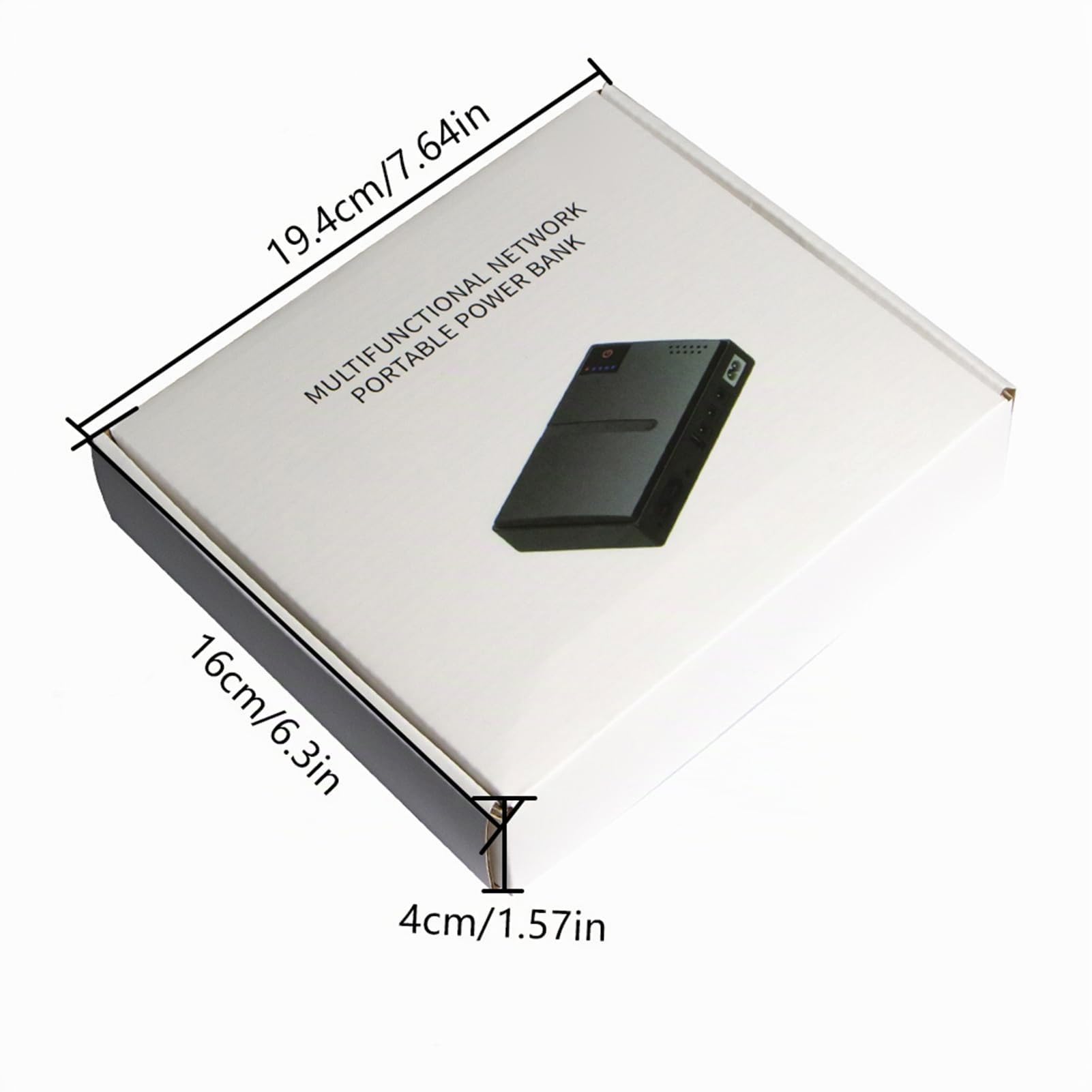 Gruppo di continuità, Gruppo di continuità Compatto con Batteria Riserva, Uscita da 18 W per Router, Fotocamera, Modem, Progettato per Essere Piccolo e Facile da (Normative europee)