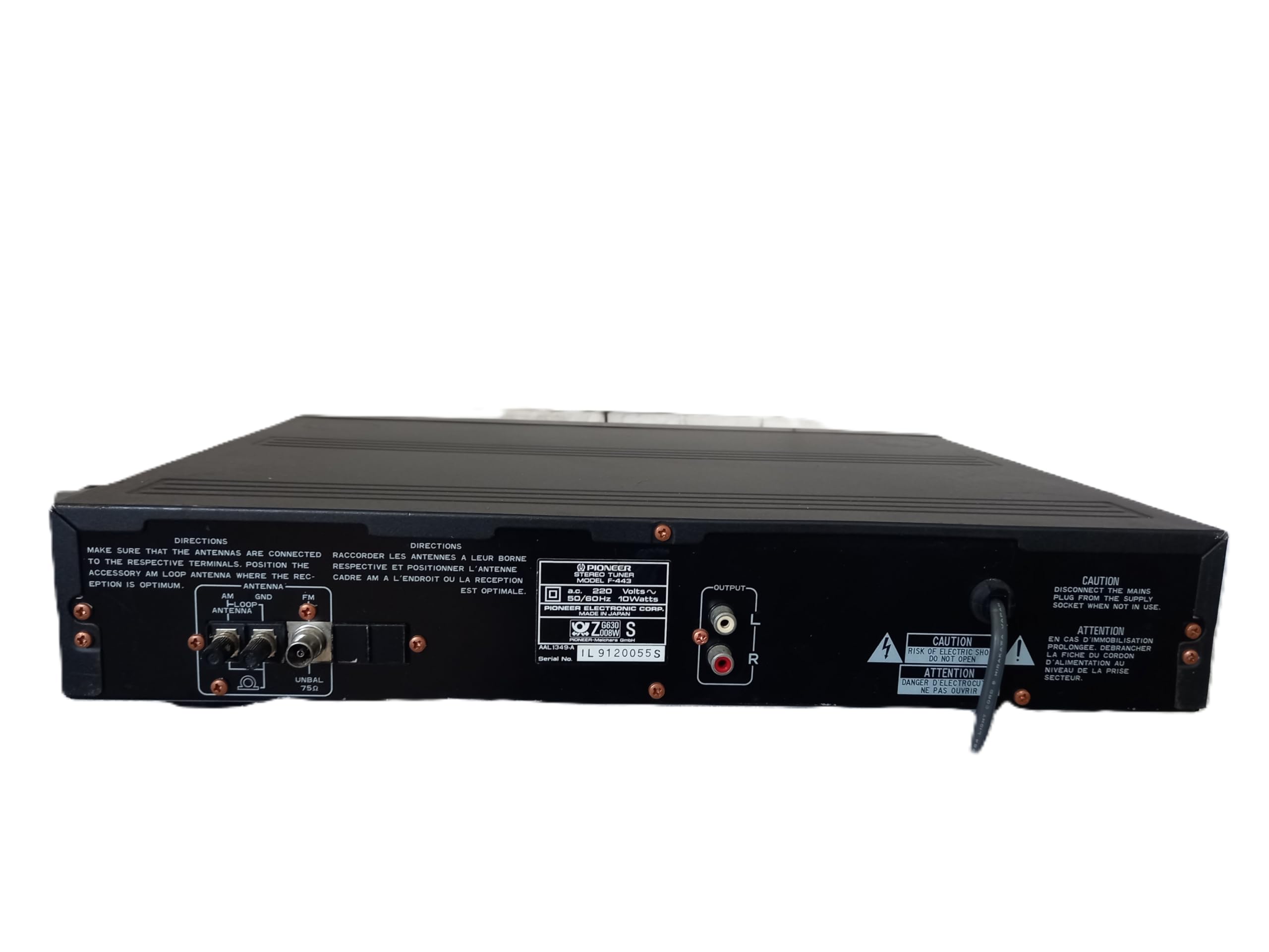 Pioneer F 445 Stereo Tuner Black: Amazon.de: Electronics & Photo