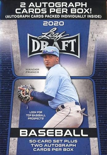 2020 Leaf Draft Baseball Factory Sealed Retail Box with (2)