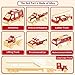 TEMI Diecast Emergency Fire Rescue Vehicle Toy Set w/Play Mat, Truck Carrier,Ambulance, Alloy Metal Fighting Car for 3 4 5 6 Years Old Toddlers Kids Boys and Girls