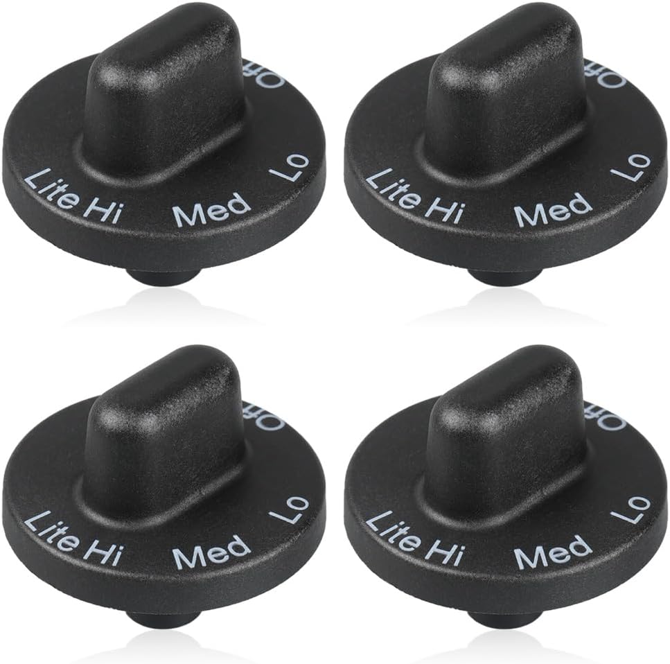 Amazon.com: TOHAXPLS 4 Pack Universal Control Knobs Replacement with 12 ...